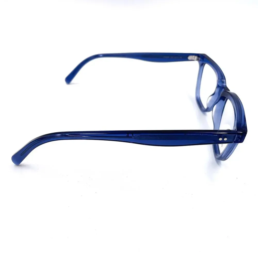 Celine Eyeglasses Blue Crystal Frames‎ Full Rim Square Optical CL50009I